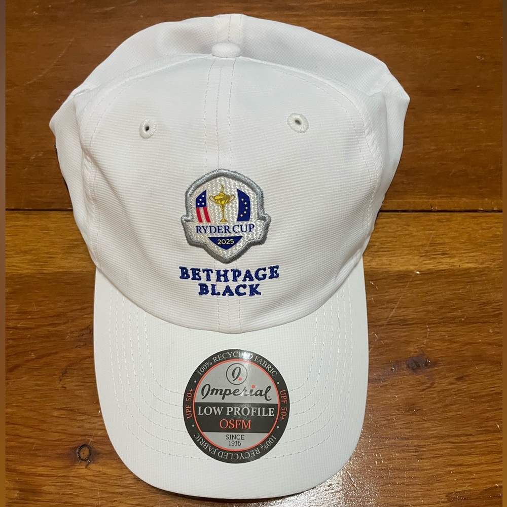 NWT Ryder Cup Bethpage Black Baseball Hat